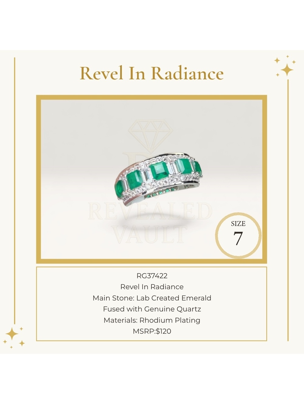 Revel In Radiance - Size 7 - May Birthday 2025